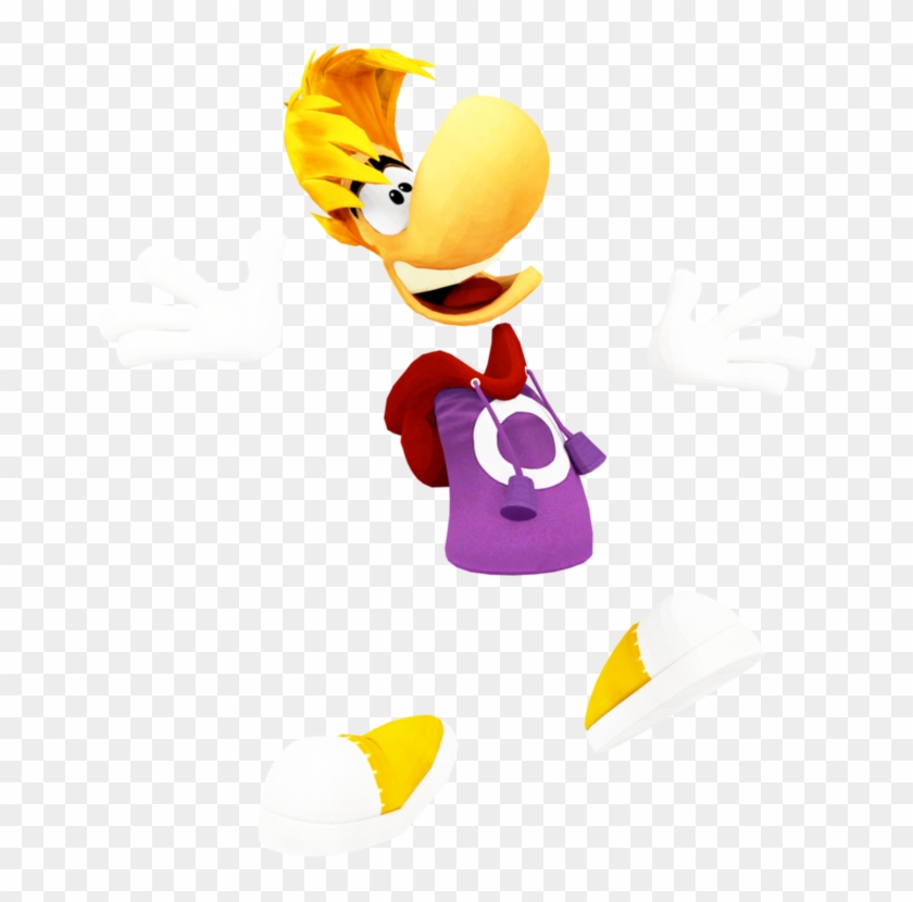 Rayman Ssb4 Trophy Render By Segagogoart - Cartoon #431222