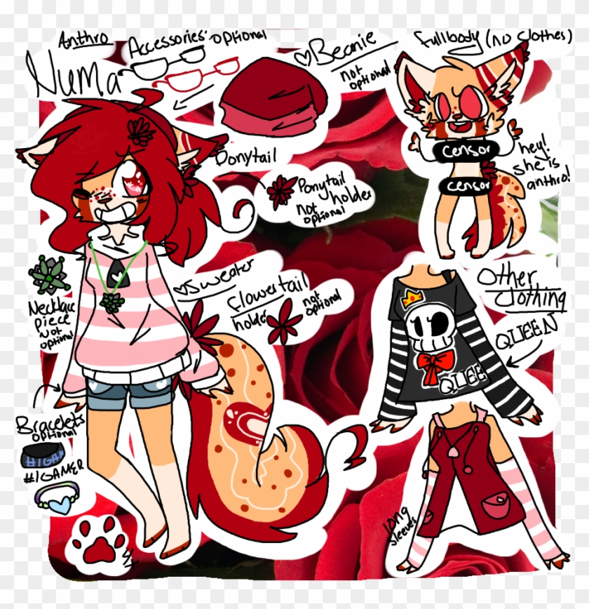 Anthro Numa Reference Sheet 2014 - Cartoon #432821