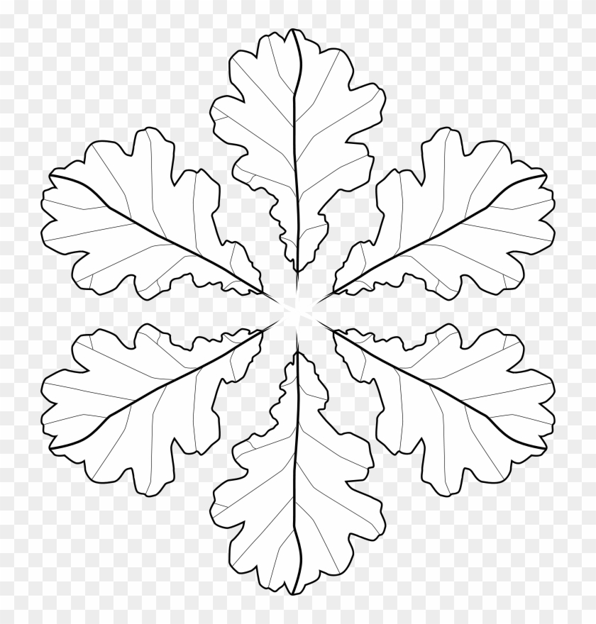 Free Fall Leaves Coloring Page - Zirkel Konstruktionen #432911