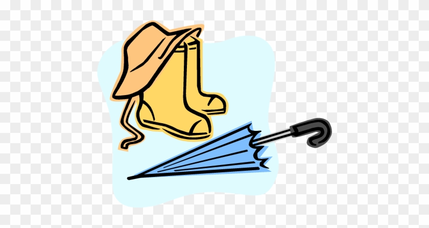 Am Wochenende Werden Die Linoleumfußböden In Der Kindergarderobe - Umbrella Clip Art #433110