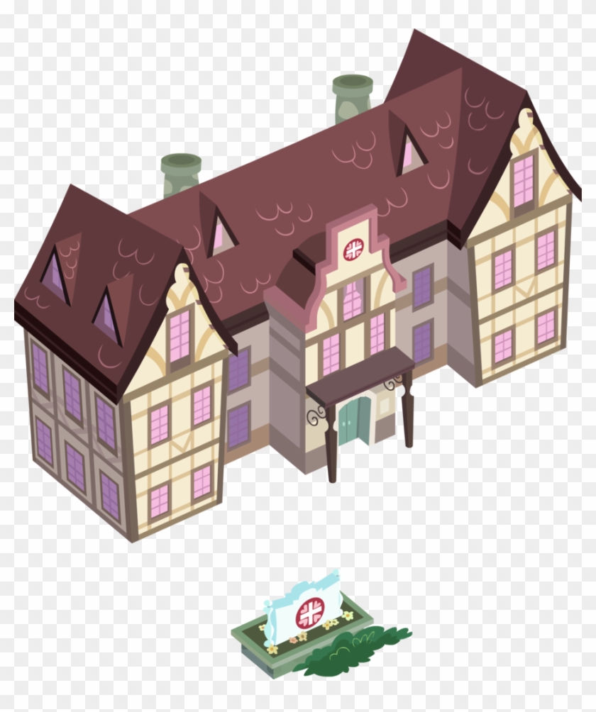 Miketheuser, Background, Building, Hospital, Isometric, - House #433664