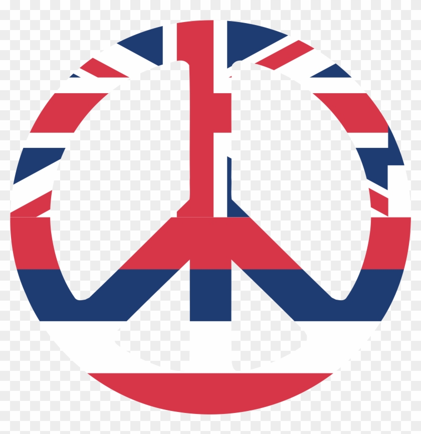 Hawaii Peace Symbol Flag 3 Twee Peacesymbol - Child #434665