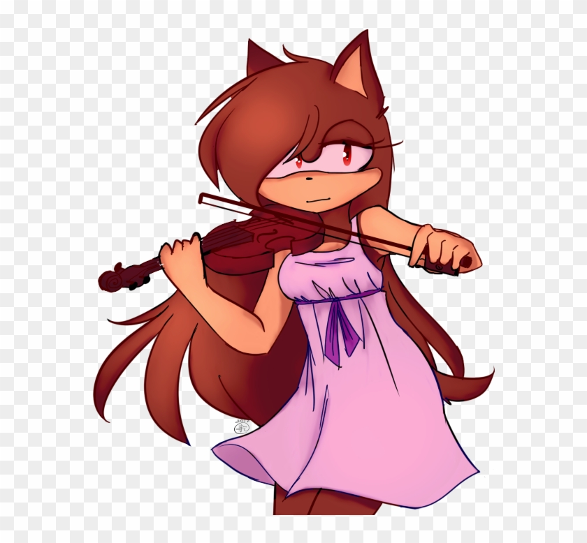 Viku Tocando El Violin By Vikitoria150 - Cartoon #435839