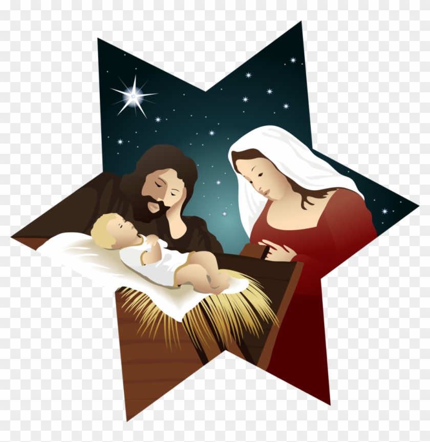 Holy Family And The Birth Of Jesus1 By Samasmsma - Christmas Nativity Vector #436167