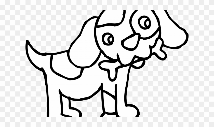 Tag For Dog Black And - Clip Art #436350