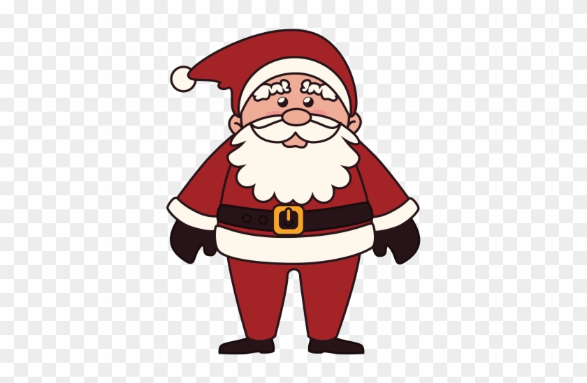 Christmas Santa Claus Icon Vector Graphic - Pere Noel Dessin Animé #436433