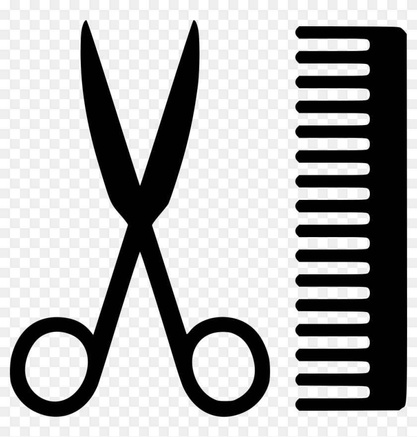 Scissors Comb Comments - Scissors And Comb Svg #436736