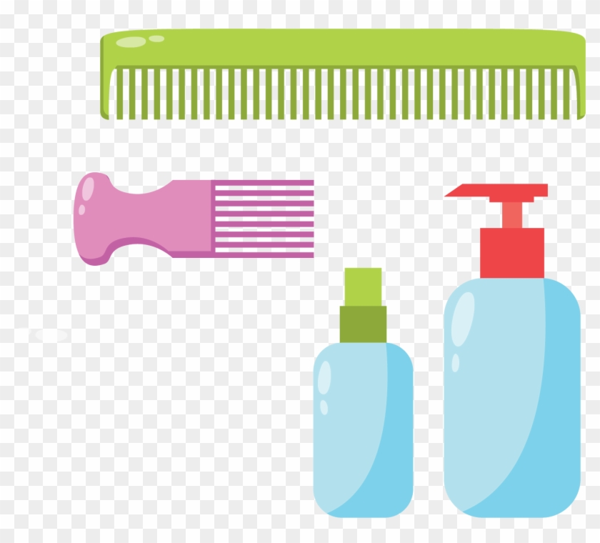 Comb Graphic Design Shampoo - Shampoo Animado Png #436756