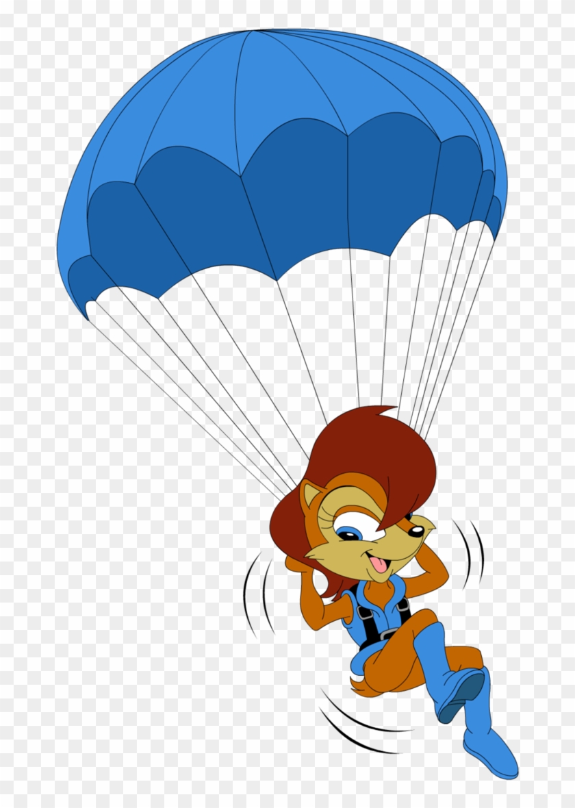 Sonic X-treme Sally Vectorized By Megadaelon - Sonic The Hedgehog Parachute #436875