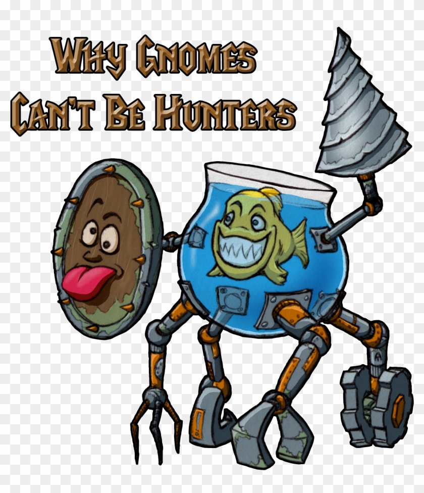 Why - Gnomes Can't Be Hunters Trucker Hat, White And Black, #437743