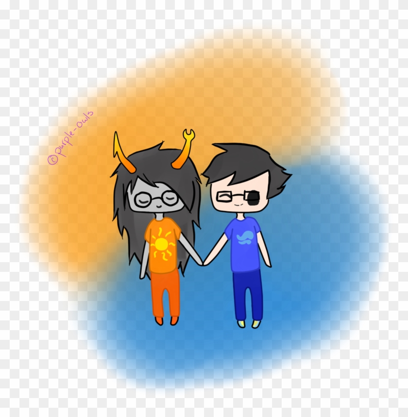 John Egbert And Vriska Serket By Purple-owls - John Egbert And Vriska #437813