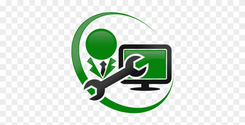 Pc Clipart Computer Center - Computer Service Logo #438979