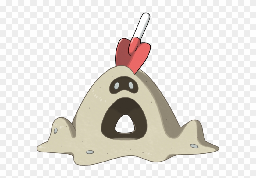 Official Artwork And Concept Art For Pokemon Sun & - Pokemon Sandygast #439476
