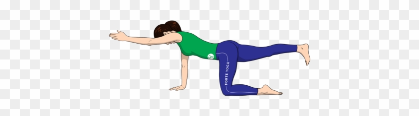 Hands And Knees Balance Yoga Pose - Balancing Cat Yoga Pose #439504