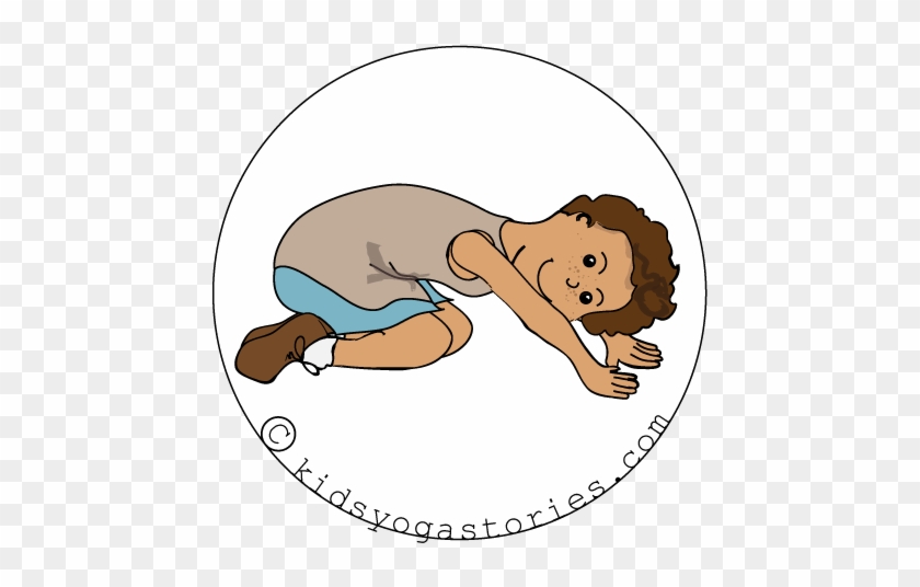 Extended Child's Pose - Downhill Skier Yoga Pose #439506