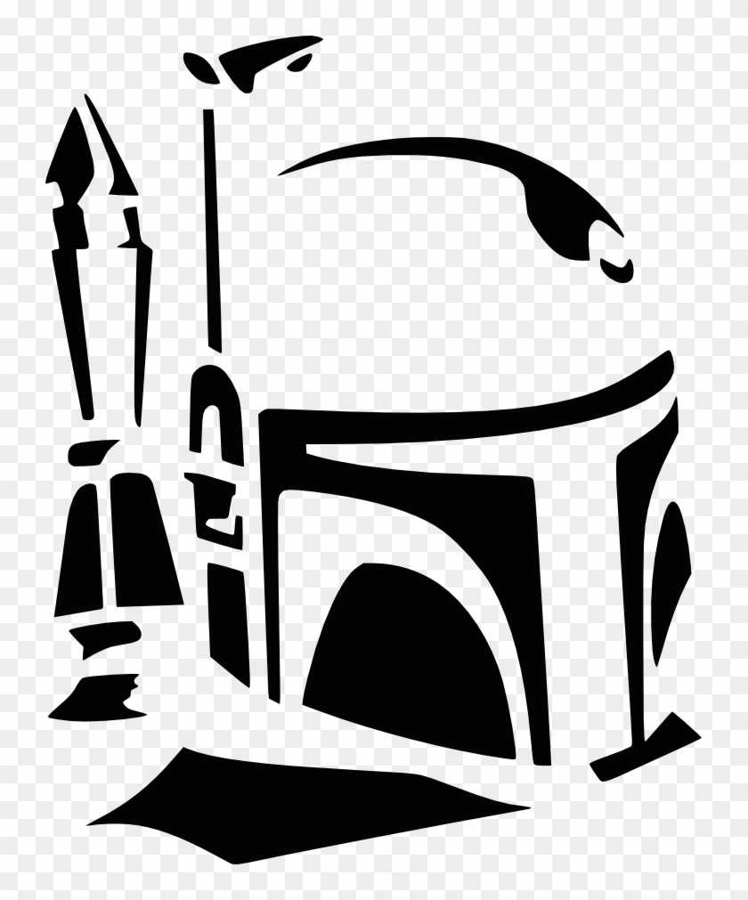 Movies, Personal Use, Bobafett, - Boba Fett Black And White #439815