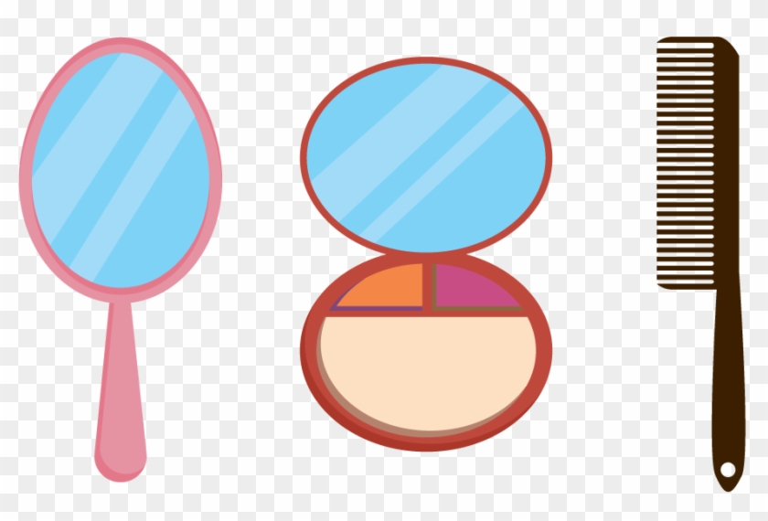 Mirror And Comb Vector - Mirror And Comb Vector #440262