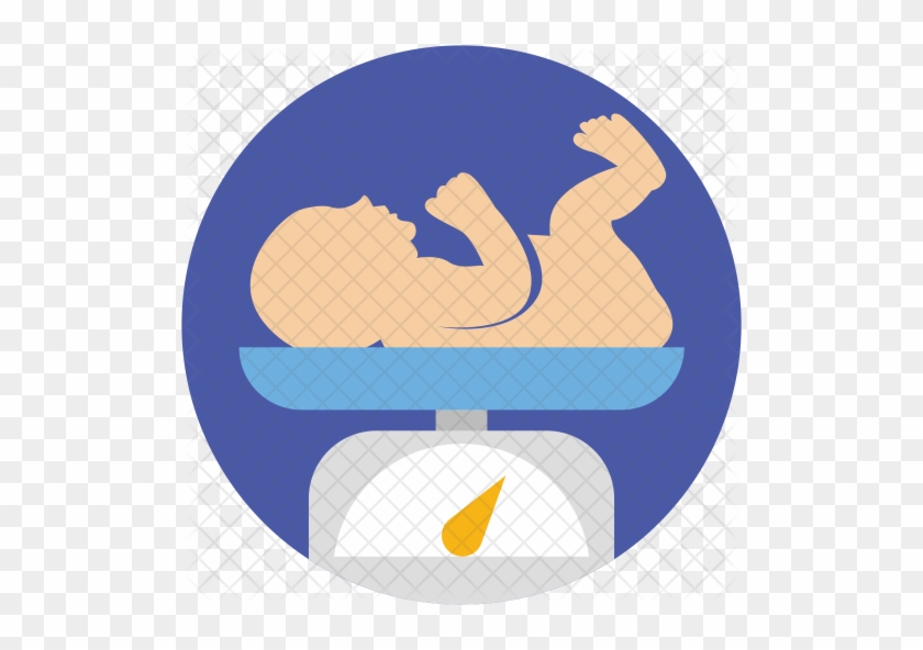 Baby Weight Icon - Baby Scales Icon #440317