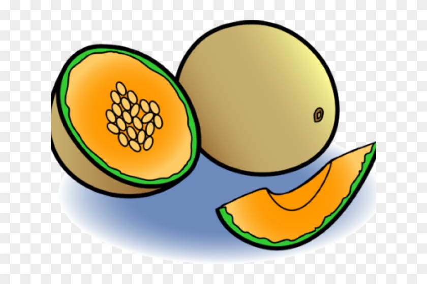 Melon Clipart Clip Art - Cantaloupe Clip Art #440610