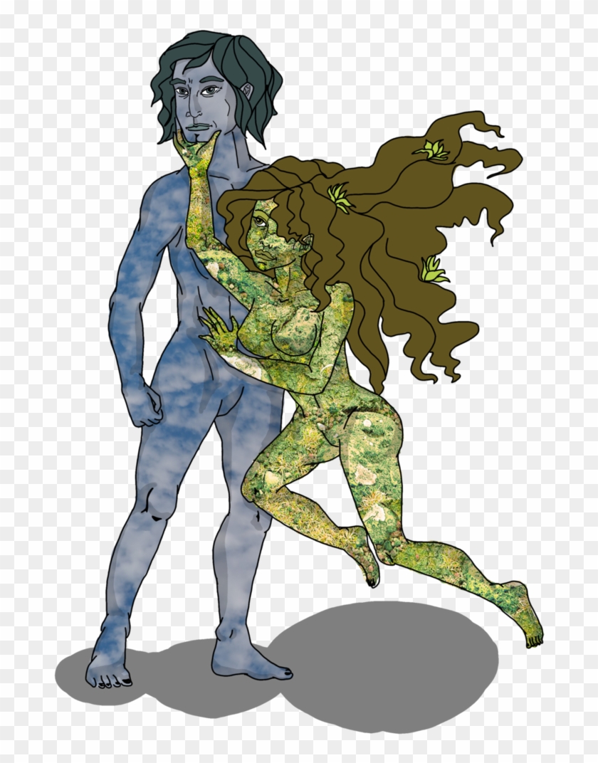 Gaia And Ouranos By Veryapedumb - Uranus #441235