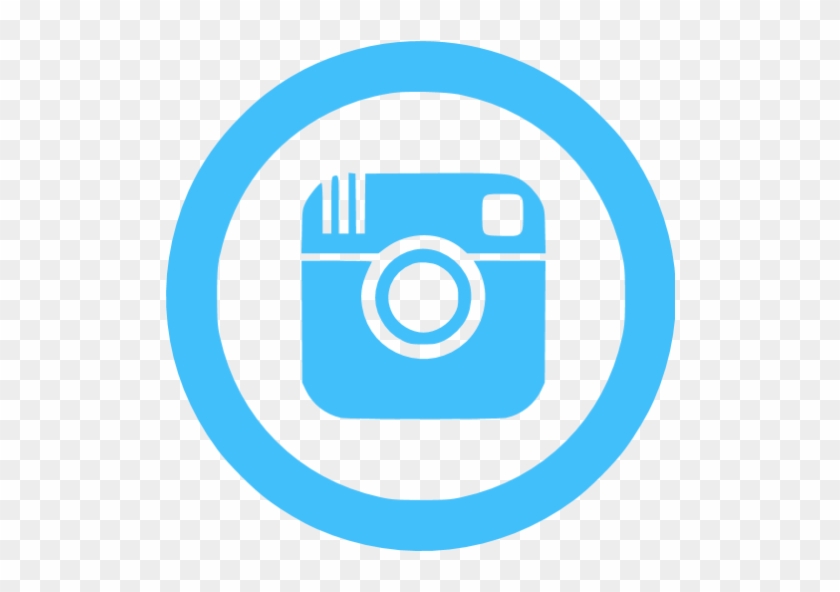 White Instagram Icon - Instagram Icon Png Blue #441614