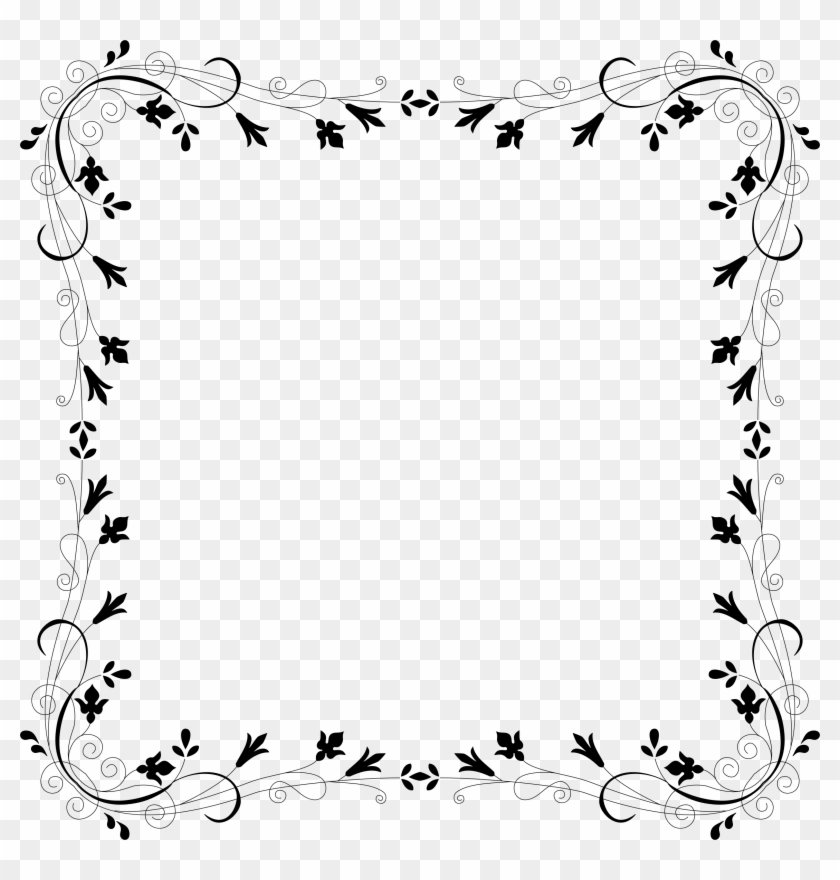 Floral Border Extended 4 - Floral Border Png Icon #441806