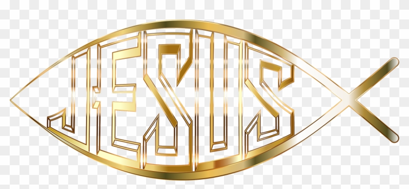 Jesus Fish Gold No Background Icons Png Free Png And - Christian Fish Transparent Background #442842