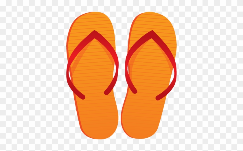 Free Summer Icon Vector Set Free Vector 4vector Rh - Flip Flops Vector Png #443522