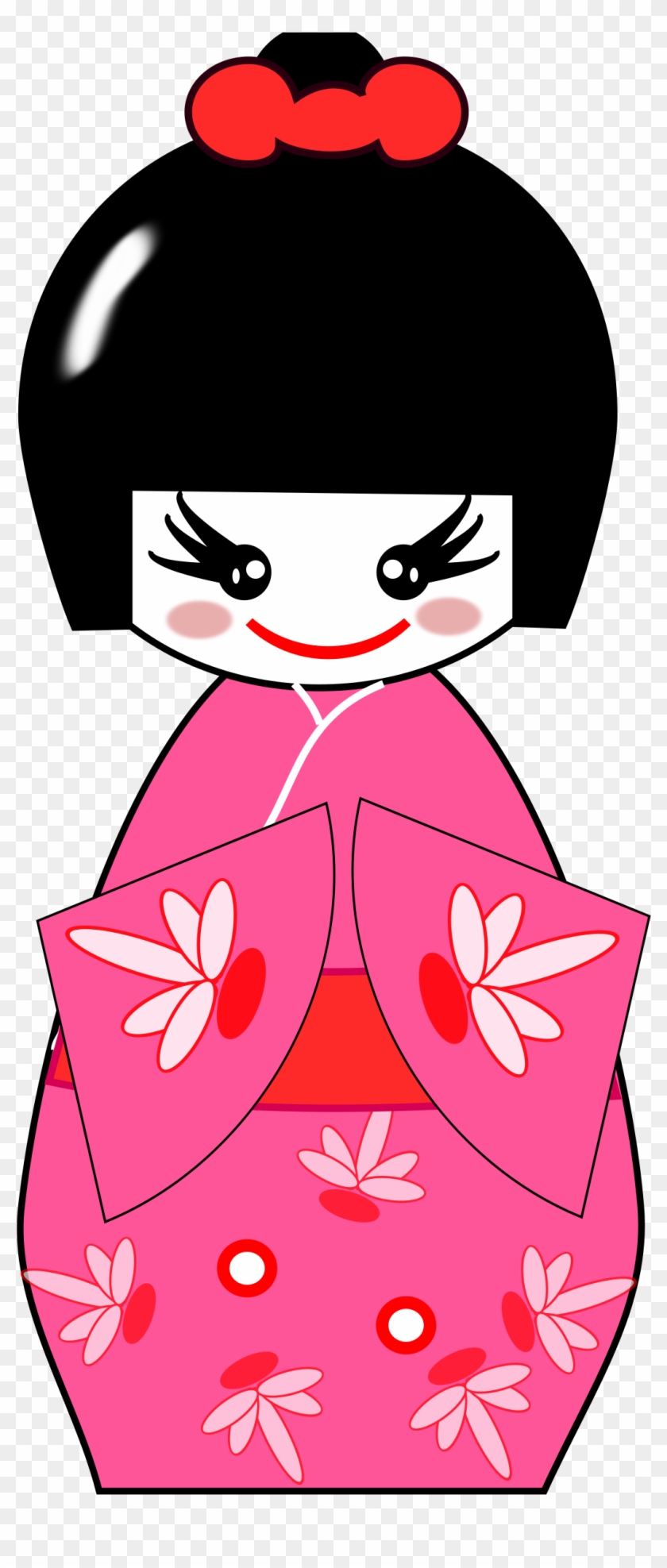 Japan Clip Art - Clipart Japanese Girl #443549