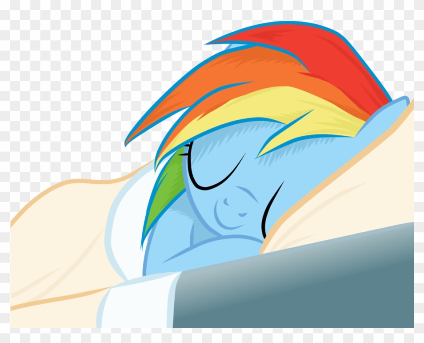 Sleeping Rainbow By Vunlinur Sleeping Rainbow By Vunlinur - Mlp Rainbow Dash Sleep #443631