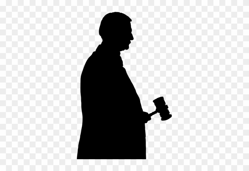 Juez Con Martillo - Judge Silhouette #443787