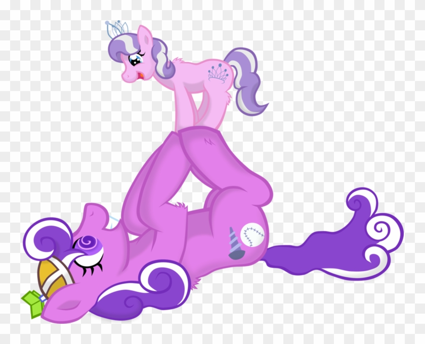 Zeldacourage, Diamond Tiara, Mother, Mother And Daughter, - My Little Pony Fluttershy Daughter #444194