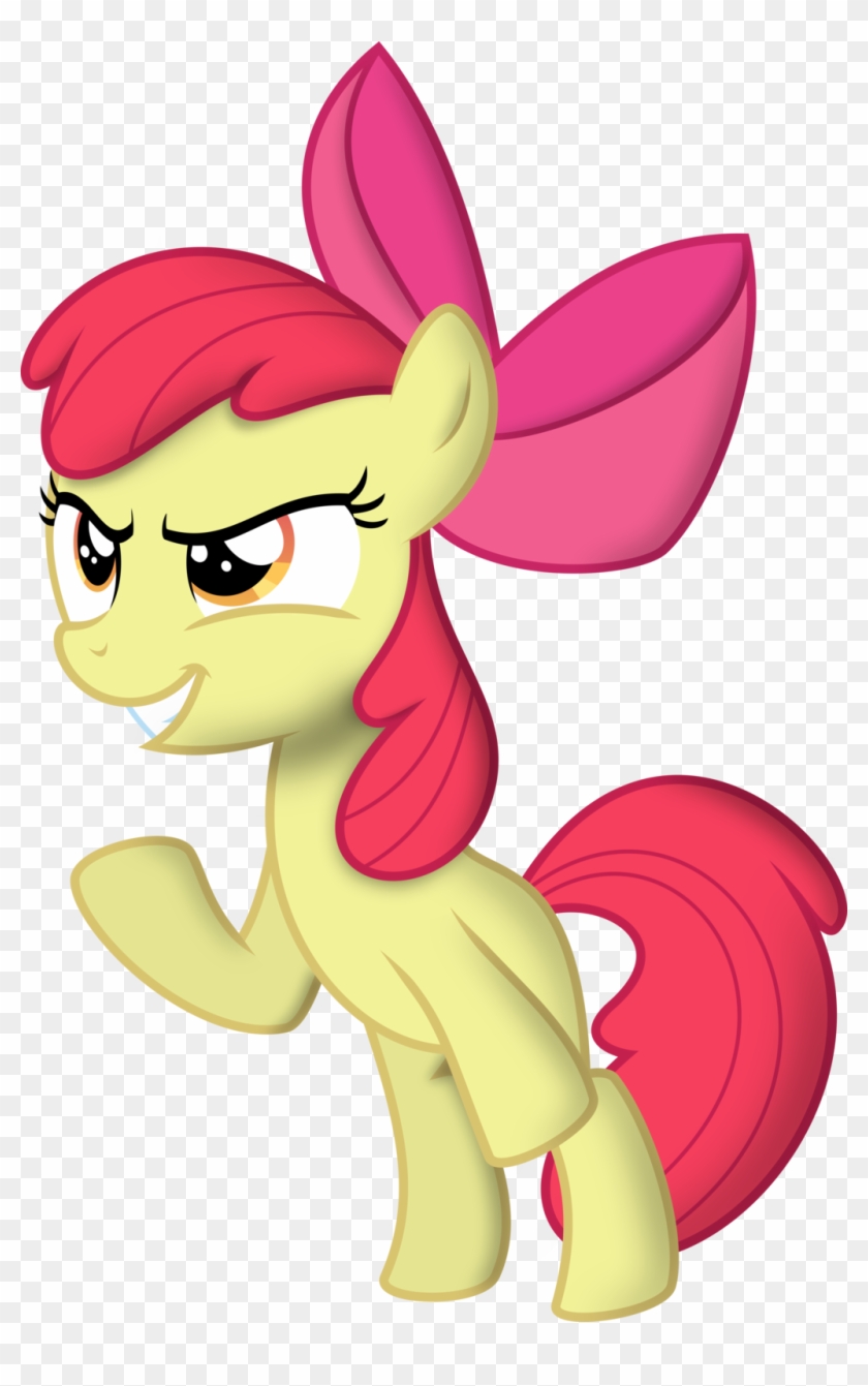 Evilish Applebloom By Yetioner Evilish Applebloom By - Apple Bloom Angry Vector #444211