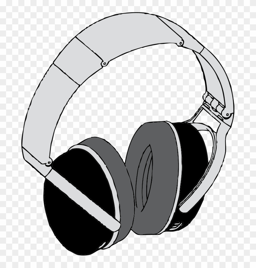Headphones Clip Art Download - Kopfhörer Clipart #445181