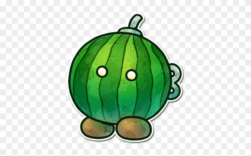Watermelon Bob-omb By Louivi - Bo Omb Fan Art #445483