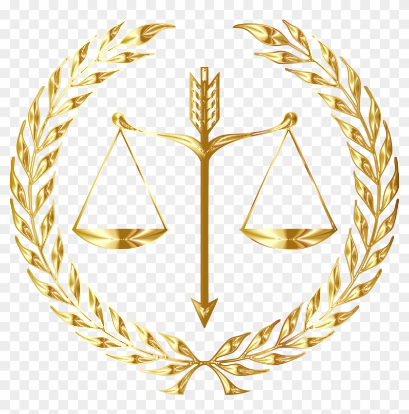 Justice Emblem Gold No Background - Justice Emblem Gold No Background #445817
