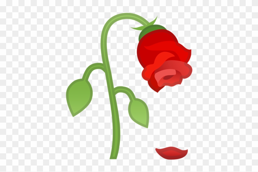 Google - ايموجي الورده #446454