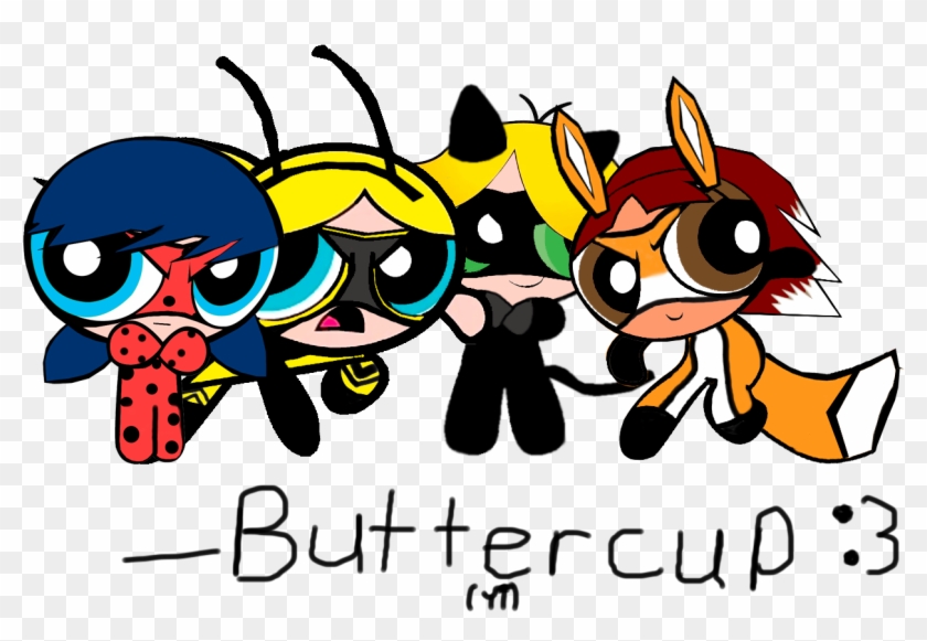 Miraculous Ppg Fanart - Cartoon #447653