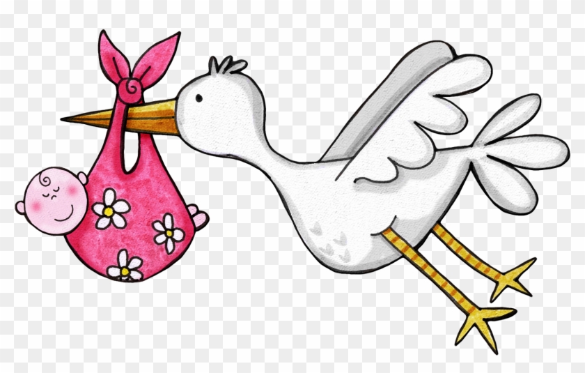   Stork Carrying Baby #448772
