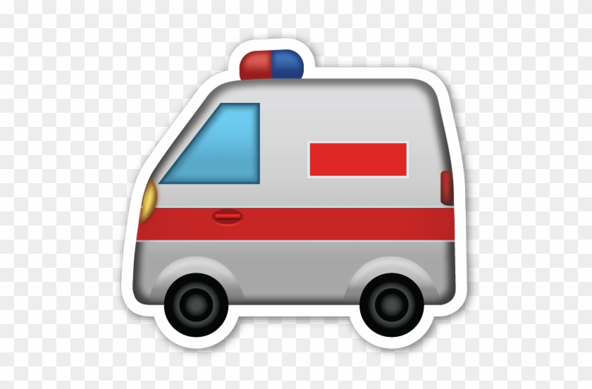 Ambulance - Ambulance Emoji Transparent #448825
