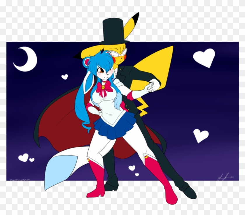 Sailor Moon And Tuxedo Mask By Freeze- - Tuxedo Mask #448932