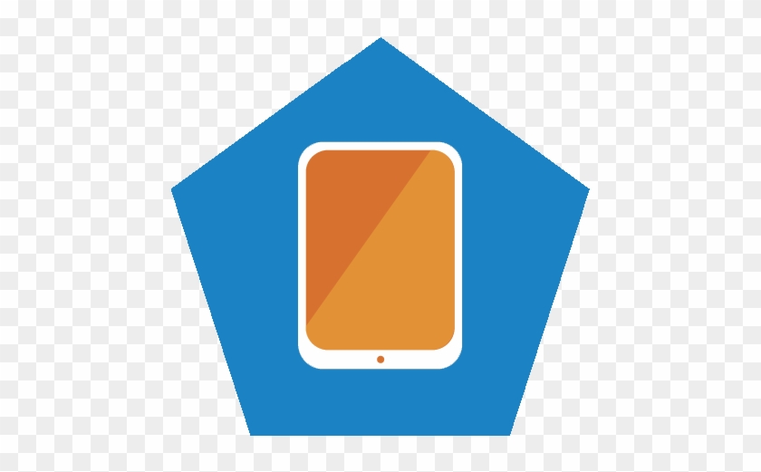 Blue Tablet Icon - Blue #449256