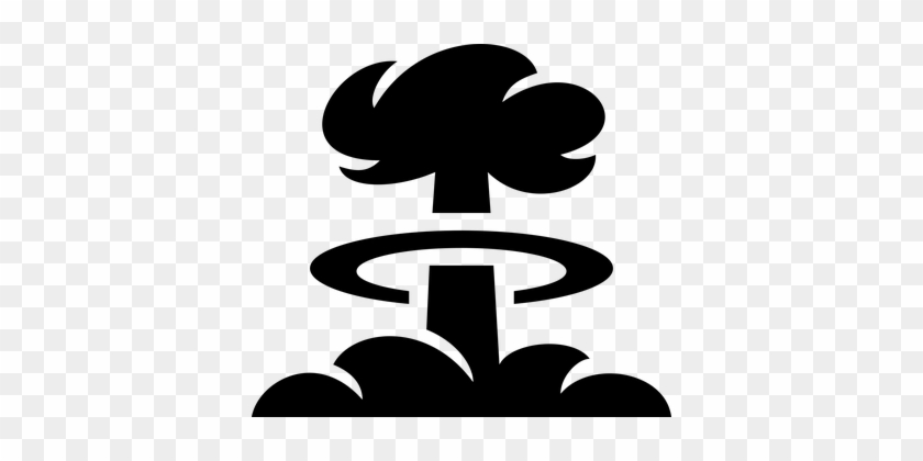 Atomic Bomb Cloud Explosion Nuclear Bomb B - Mushroom Cloud Clip Art #449746
