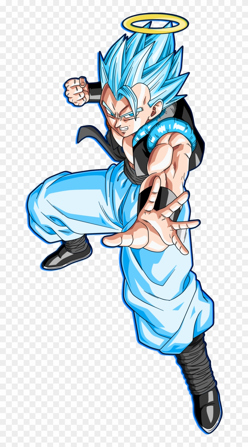 Ssgss Gogeta Blue Glow Blue Black Alternate By Squad8star-d93xdx9 - Gogeta Ssj5 #450332