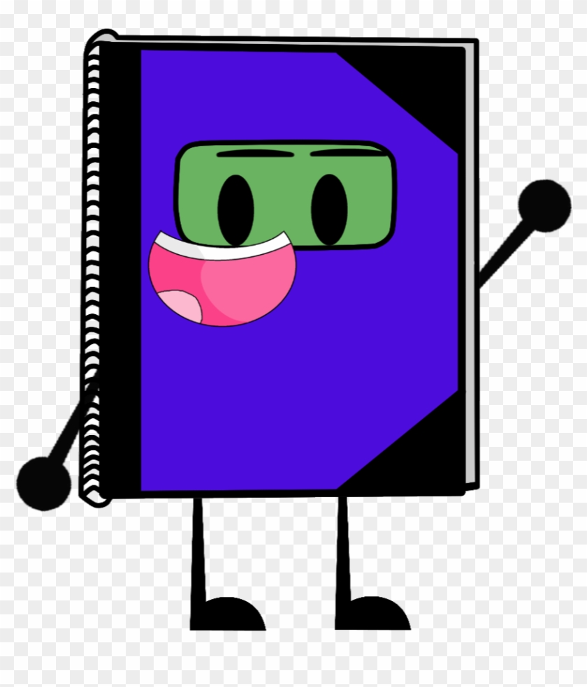 Spiral Notebook Clip Art At Clker Vector - Bfdi Notebook #450386