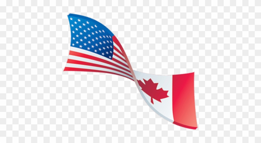 Truckboss Is Manufactured In The Usa And Canada - American Canadian Flag Png #450445