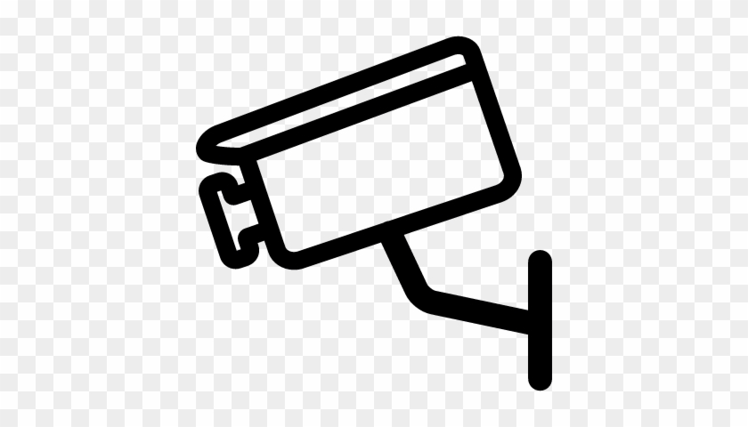 Security Camera Vector - Security Camera Outline Transparent #451691