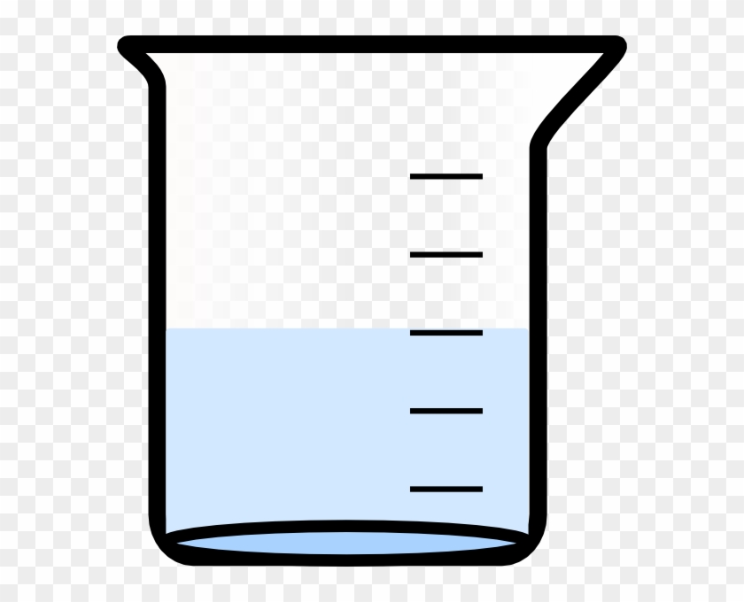 Green Beaker Clipart - Beaker Filled With Water #452049