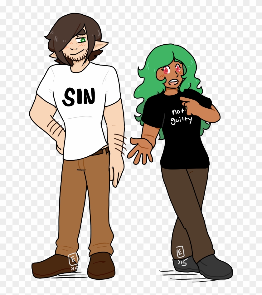Sin Vs Not Guilty By Eeldoodles - Cartoon #452120