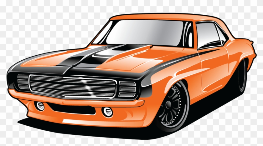 Chevrolet Camaro 1969 Png Clipart - New Servolate Orange Car Clip Art #452900